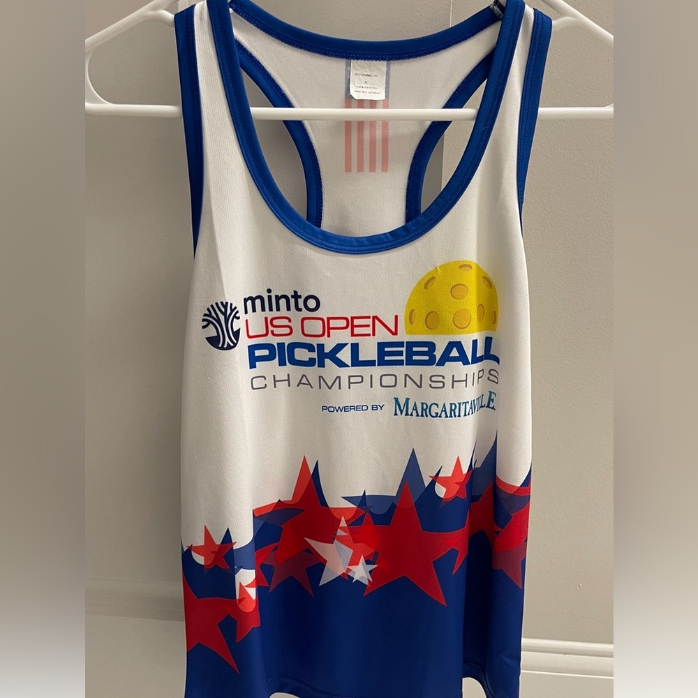 FOUR (4) OPEN PICKLEBALL COLLECTION: WOMEN’s RACERBACK TOPS SIZE SM